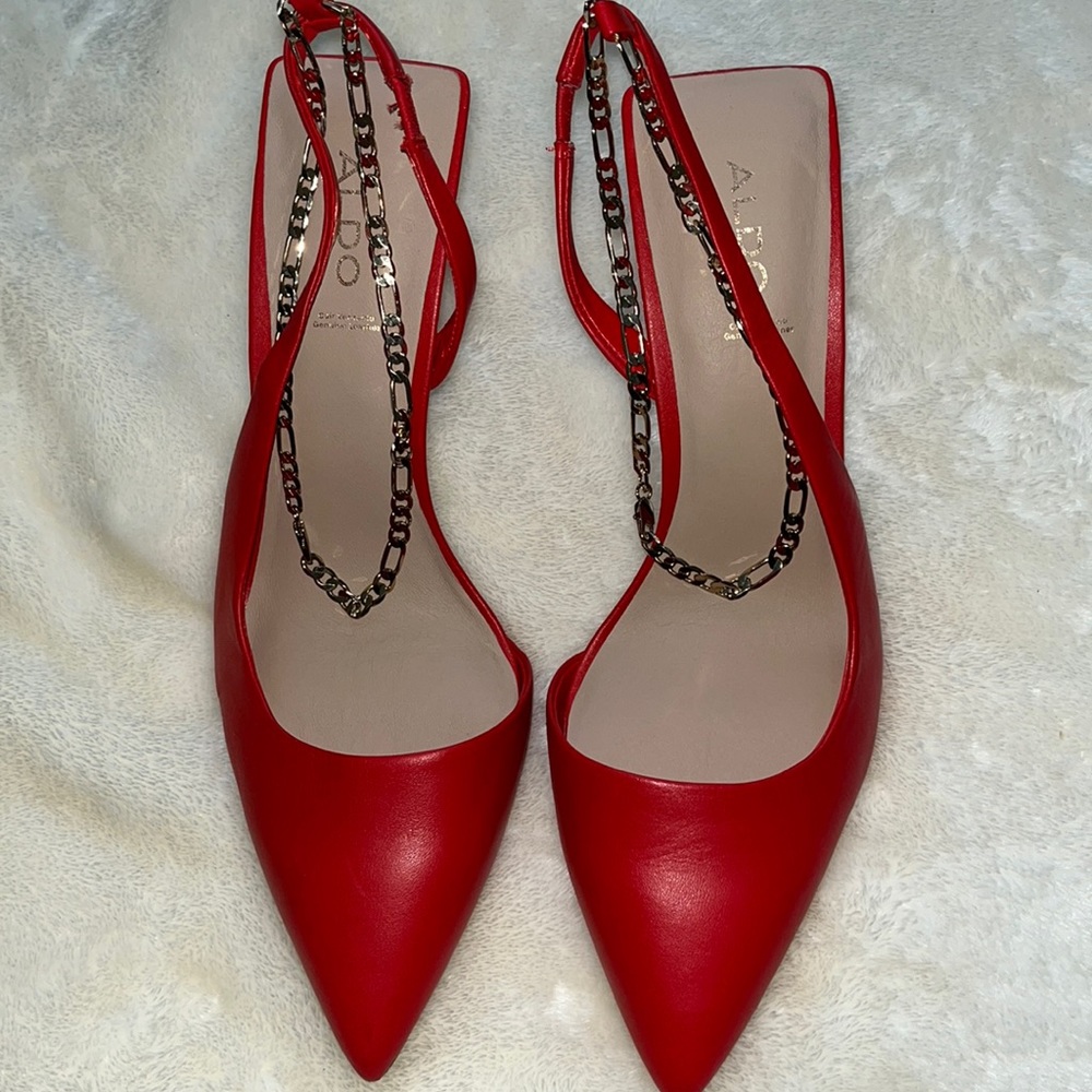 Aldo Tirarith Women's Slingback Pump red size 10